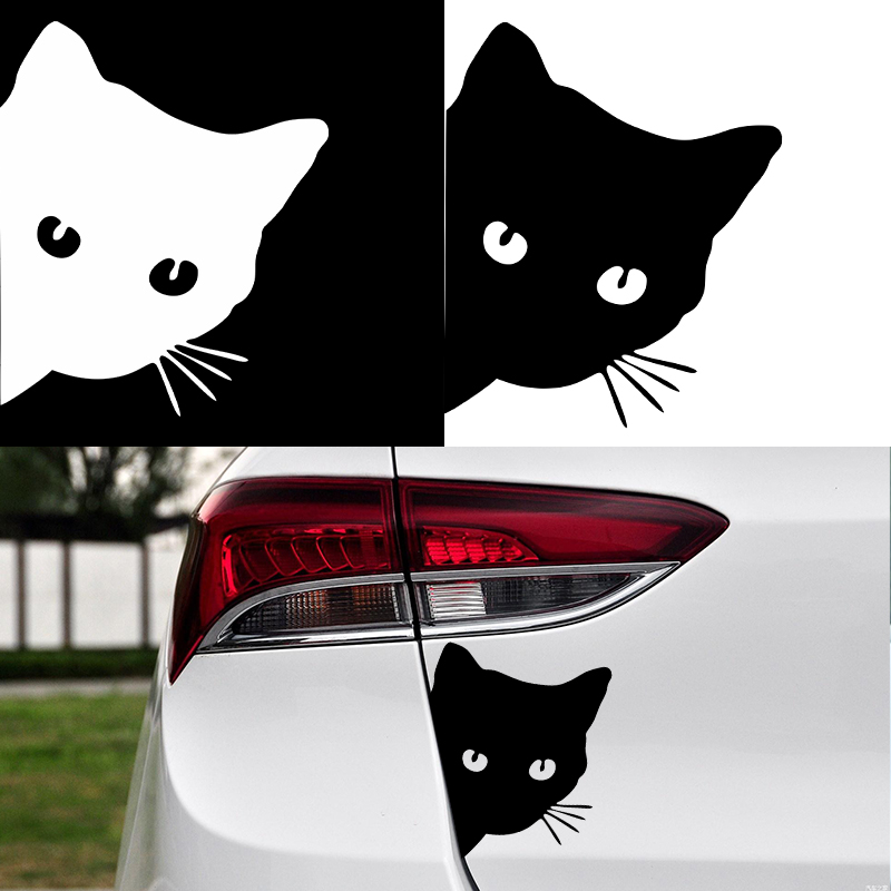 Interior Design Intern - Adesivi interni auto adesivi gatto nero/bianco/laser