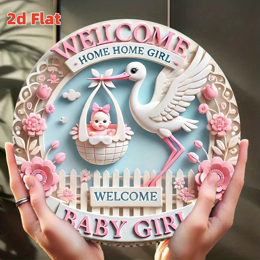 Interior Design Ideas - Decorazione da parete circolare Welcome Home