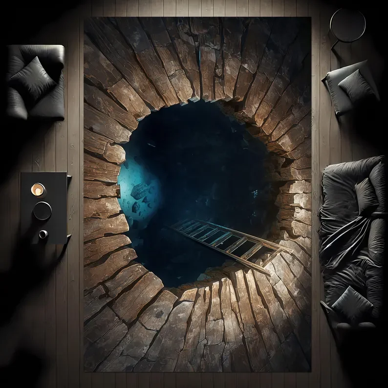 Interior Design Retail - Tappeto 3D con Illusione Ottica a