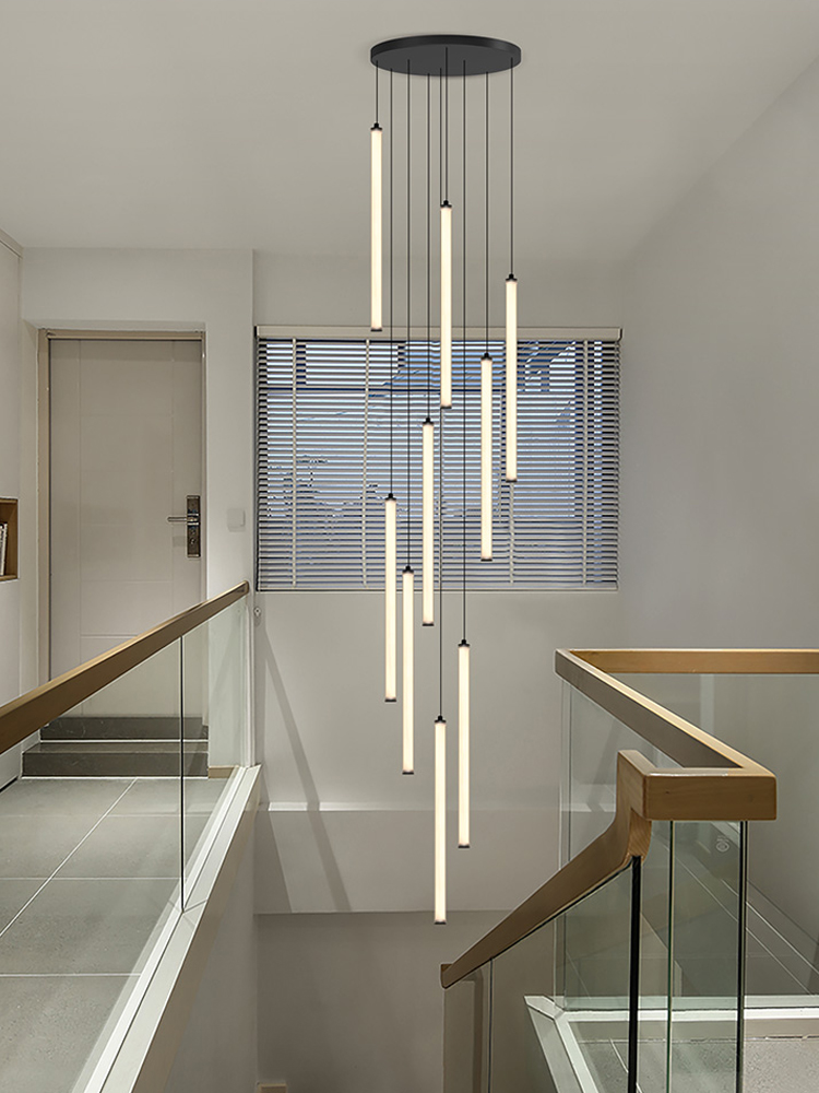 Interior Design Elements - Lampadario a strisce nordico LED tubo