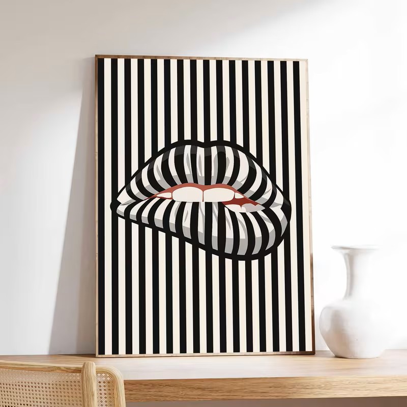Interior Designer - Parete artistica con poster su tela