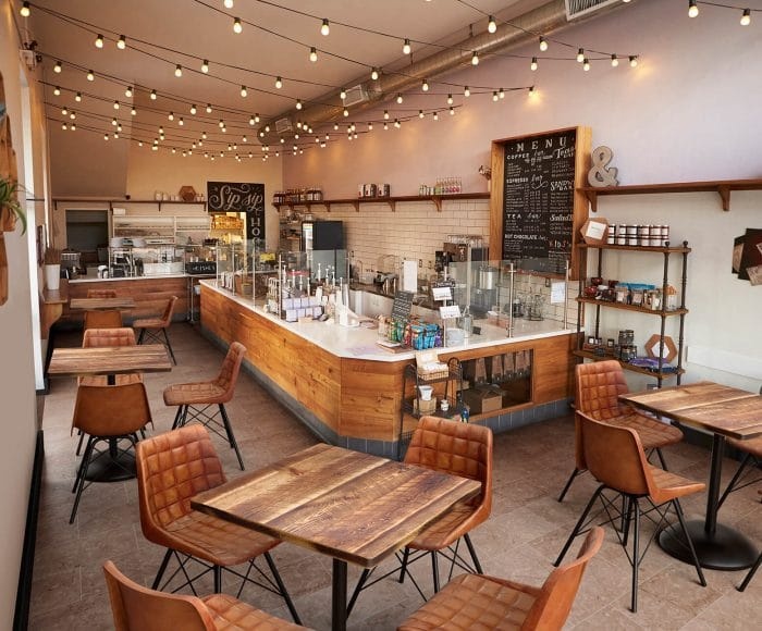 Bancone Bar in Legno per Caffe - Interior Design Of Cafe recensione e prezzo